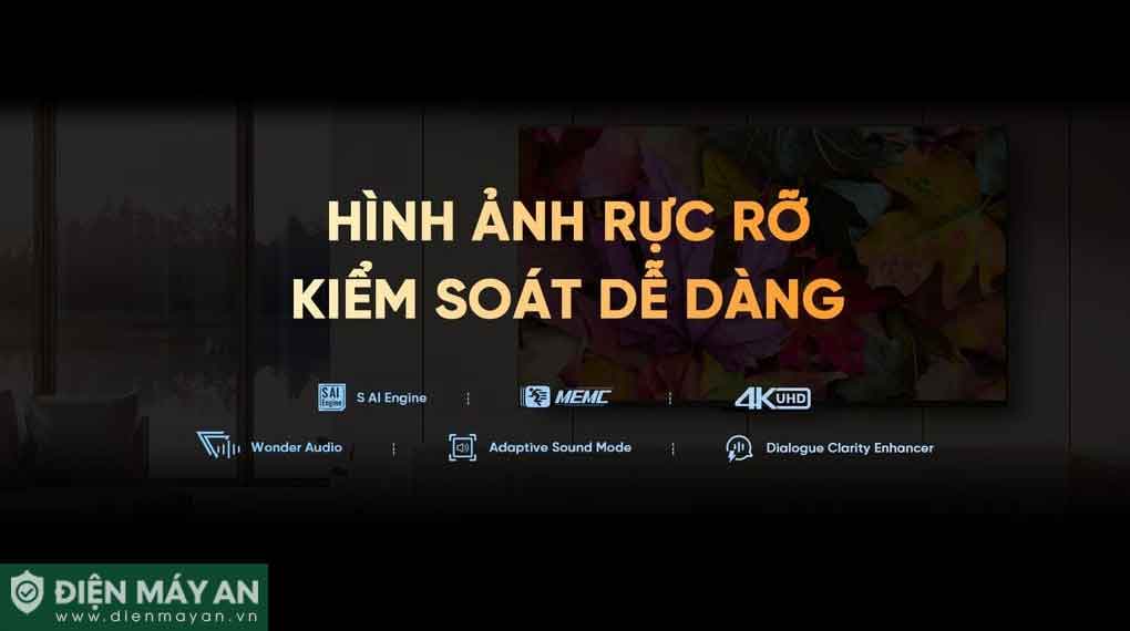 Google Tivi QLED Coocaa AI 4K 65 inch 65Y84